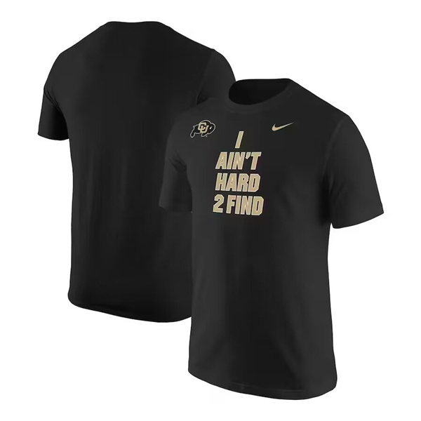 Men's Colorado Buffaloes Black T-Shirt Men's Colorado Buffaloes Black T-Shirt